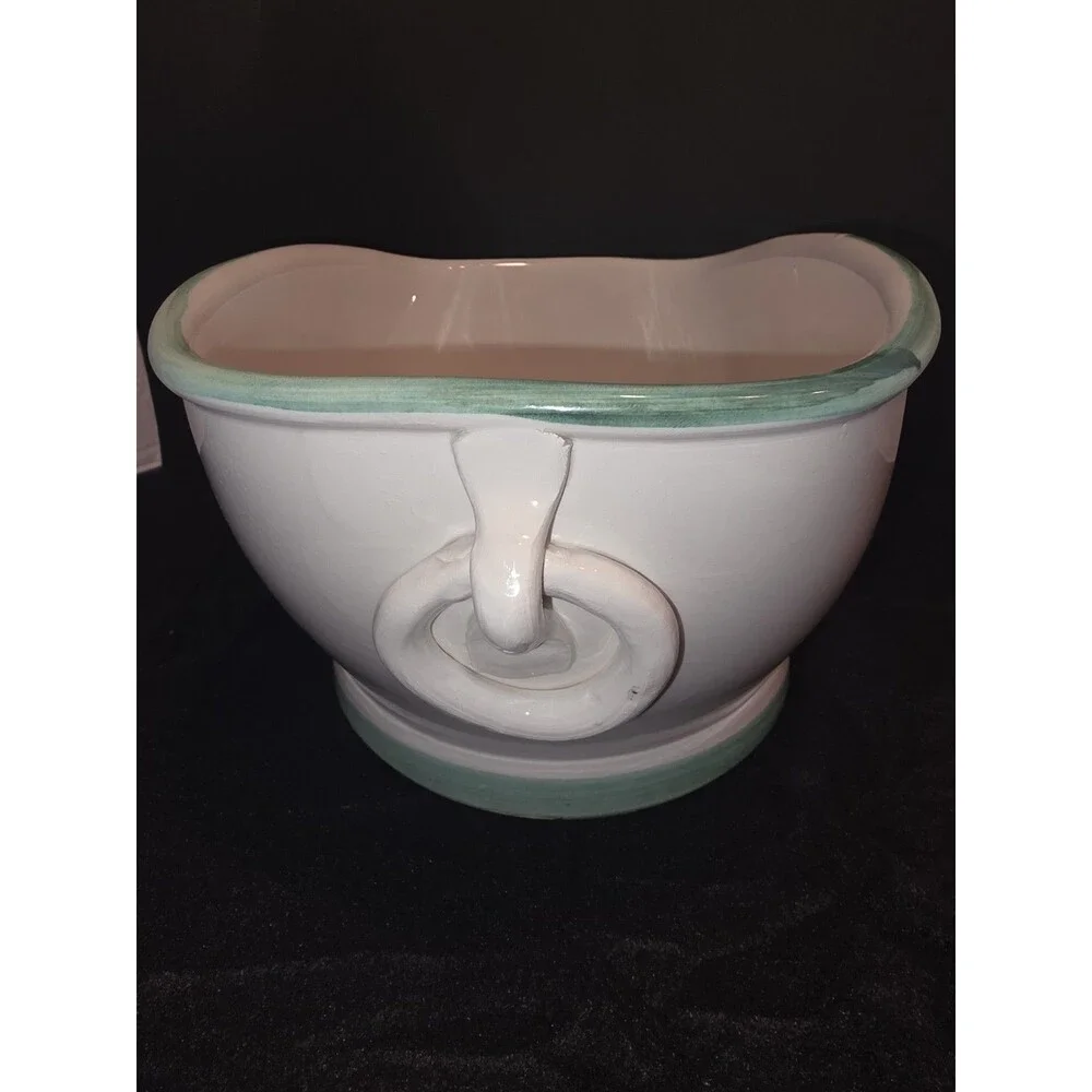 Italian Pottery Console Bowl Ceramica Toscana Maestri Artigiani Italiani‎ Lemons